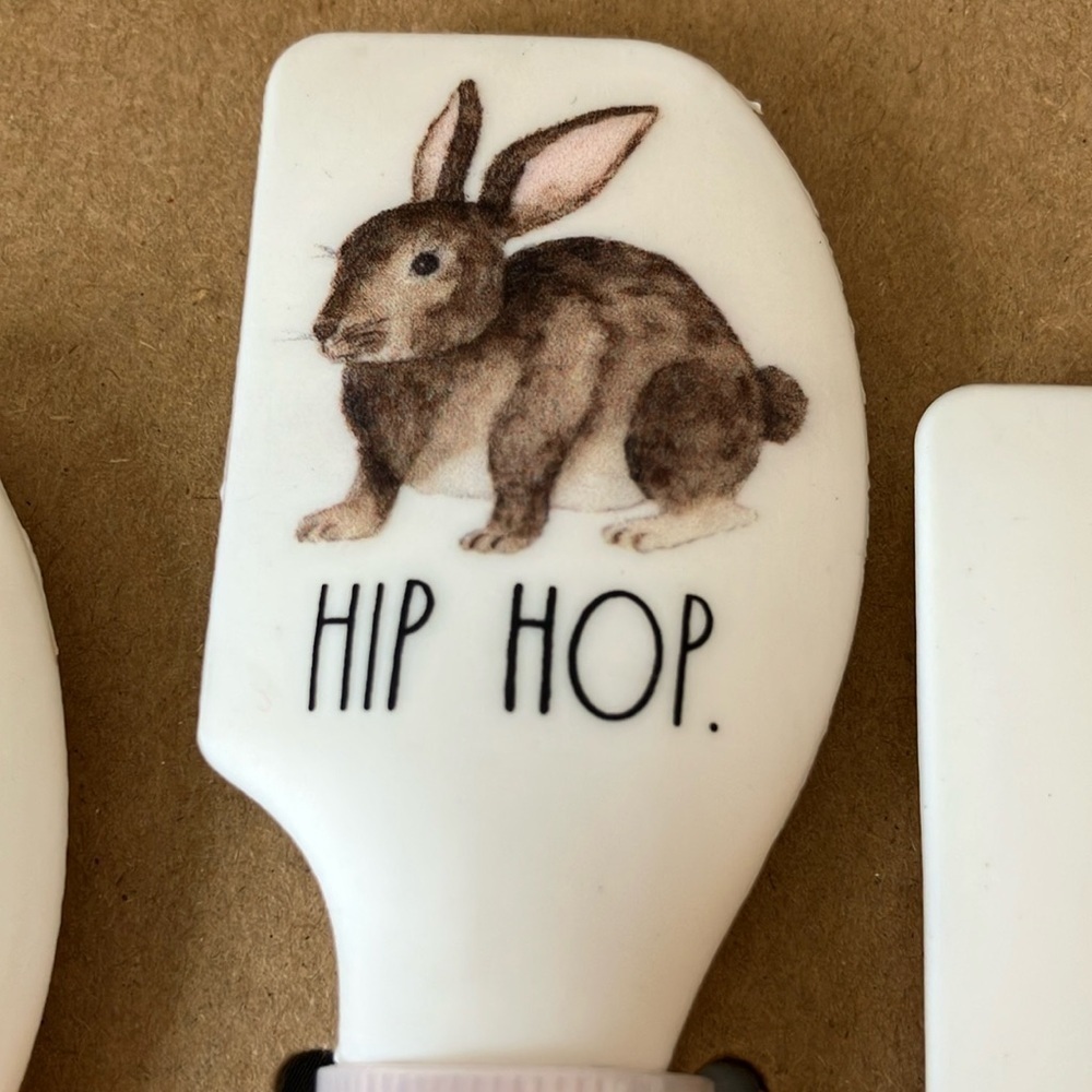 Rae Dunn: Easter/Spring Mini Spatula Set - Picture 6 of 16